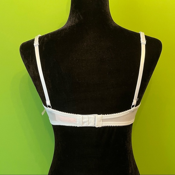 Romantic pastel Blue Rainbow Lace Corset Lingerie Bra, Size 34c, NWOT - Picture 3 of 8